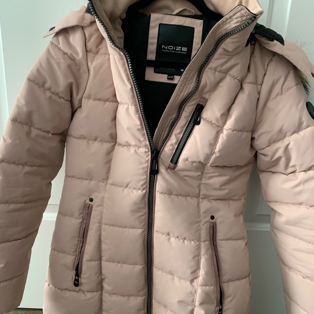 Noize light pink coat